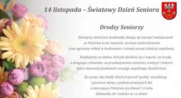14 listopada - Światowy Dzień Seniora
