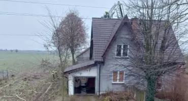 Pożar poddasza oraz inne zdarzenia z tygodnia pracy strażaków