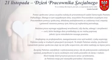 Dzień Pracownika Socjalnego - życzenia