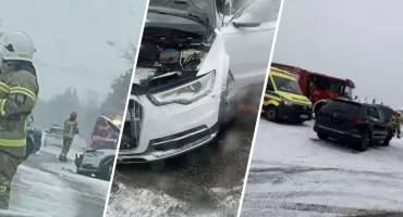 Siedem wypadków jednego dnia. Do szpitala trafiła kobieta i dwoje dzieci