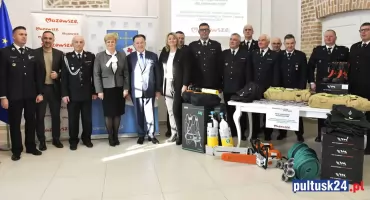 Nowy sprzęt dla druhów z gminy Pułtusk przekazany