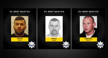 Najbardziej poszukiwani przestępcy w Europie. Polska wytypowała trzy osoby  
