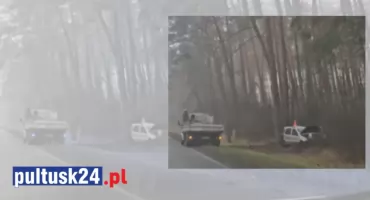 Wypadek na trasie Pułtusk – Wyszków