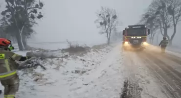 Atak zimy w Polsce: Mazowsze i Mazury z największą liczbą interwencji