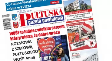 W 1 numerze 2026 roku Pułtuskiej Gazety Powiatowej