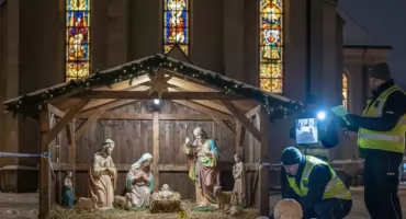 Kolejna kradzież w kościele. Tym razem złodzieje okradli szopkę