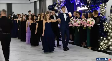 Poloneza czas zacząć! Studniówka maturzystów LO im. Piotra Skargi w Pułtusku
