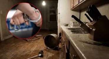 Furia w pułtuskim mieszkaniu. 32-latek zaatakował rodziców, później rzucił się na policjantów