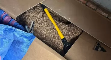 Ponad 100 kilogramów nielegalnej krajanki tytoniowej. 68-latek w rękach policji