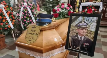 Pogrzeb bryg. w st. spocz. Witolda Swinarskiego Komendanta Rejonowego Straży Pożarnych w Pułtusku
