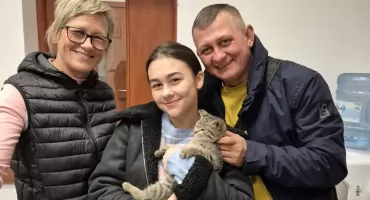 Kotka Pianka znalazła nowy dom!