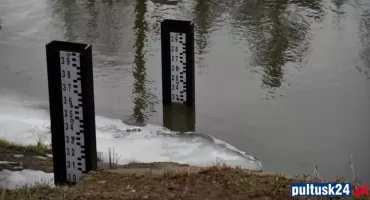 Narew w Pułtusku przybiera. Wydano ostrzeżenia hydrologiczne