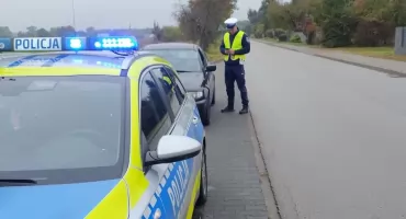 Pułtuska drogówka zatrzymała pirata drogowego. Pędził 107 km/h w obszarze zabudowanym