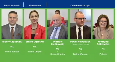 Zmiany w Zarządzie Powiatu w Pułtusku