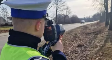 Rekordzista pędził 126 km/h. Policyjna akcja „Prędkość” w powiecie pułtuskim