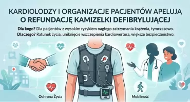 Kamizelka defibrylująca - kardiolodzy i organizacje pacjentów apelują o refundację 