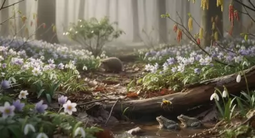 Co w lesie piszczy? … a wiosną w lesie budzi się najwcześniej?