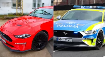 Skonfiskowany Ford Mustang GT oficjalnie radiowozem!