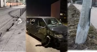 46-latek taranował słupki i latarnie. Są zarzuty