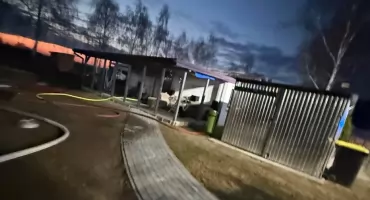 Pożar w Sulnikowie. 18 strażaków w akcji