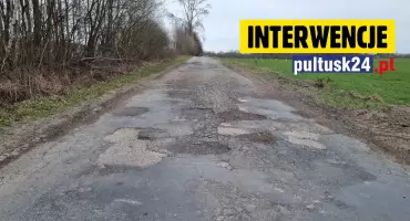 Droga grozy w gminie Świercze. Ile jeszcze mieszkańcy będą czekać na remont?