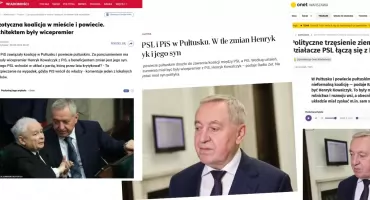 Media ogólnopolskie piszą o egzotycznej koalicji PiS – PSL w Pułtusku