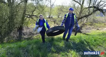 Od małpek, po spalone auto… Sprzątaliśmy dziś najbliższy nam świat - Pułtusk