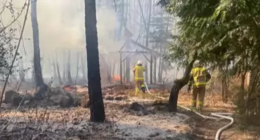 Leśniczy uratował  seniora i dobytek przed ogniem. Dramatyczne chwile w Leśnictwie Pokrzywnica