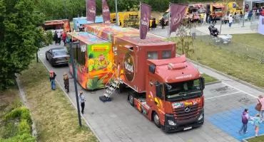 Na majówce w Pułtusku ciężarówka z czekoladą Wawel!