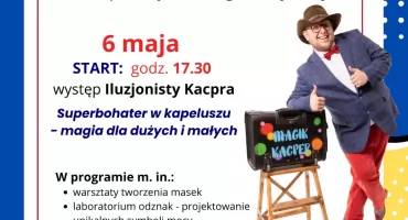 Jutro dzień Superbohatera w pułtuskiej bibliotece. Magia, warsztaty i super moce!