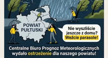 Uwaga! Burze! Deszcz! Grad!