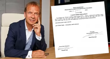 Robert Gajda z drugim tytułem profesorskim
