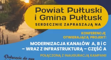 W tym tygodniu konferencja poświęcona kanałkom. Gmina i powiat zapraszają mieszkańców