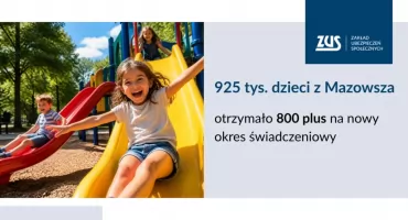 925 tys. dzieci z Mazowsza otrzymało 800+ na nowy okres świadczeniowy