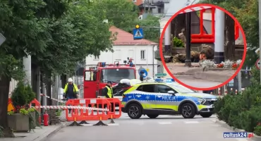 Niewybuch w centrum Pułtuska! Mieszkańcy budynku ewakuowani!