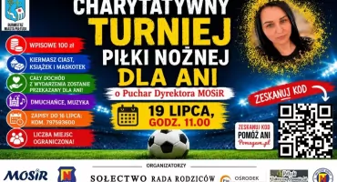 Piłkarskie serca dla Ani! Charytatywny turniej o Puchar Dyrektora MOSiR w Pułtusku