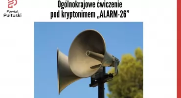Ogólnokrajowe ćwiczenie pod kryptonimem ALARM-26