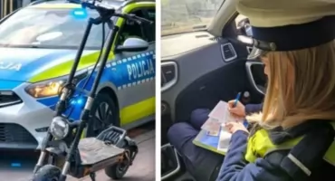 Zatrzymano nastolatki na hulajnogach bez kasków. Ważny apel policji do rodziców