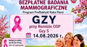 Bezpłatna mammografia w Gzach – zadbaj o swoje zdrowie!