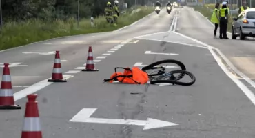 13-latek potrącony na drodze dla rowerów! W akcji LPR. Byliśmy na miejscu zdarzenia