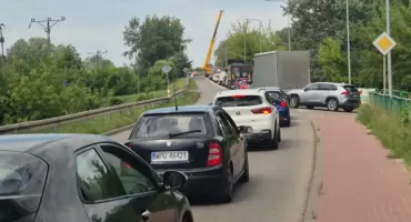 Korki na moście nie tylko dziś!