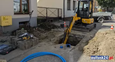  Kotlarska i niewielki odcinek Świętojańskiej bez wody. Awaria jest już usuwana