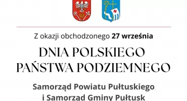 Zapraszamy na obchody Dnia Polskiego Państwa Podziemnego
