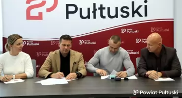 Podpisanie umowy na zadanie pn. „Przebudowa drogi powiatowej nr 3404W na odcinku Pokrzywnica-Trzepowo”