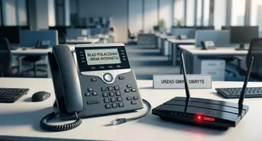 Gmina Obryte odcięta od sieci. Utrudnienia telefoniczne w urzędzie