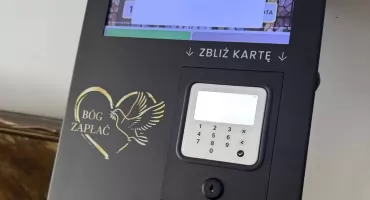 „Bóg zapłać” kartą lub telefonem