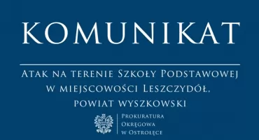 Atak w Leszczydole  - komunikat prokuratury