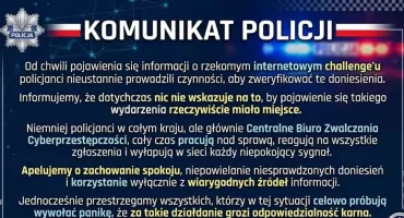 Za celowe wywoływanie paniki grozi odpowiedzialność karna. Oficjalny komunikat Policji