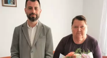 Wyjątkowy jubileusz w gminie Obryte. Pani Krystyna świętuje 80. urodziny