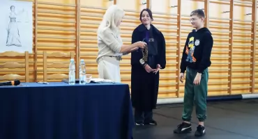 Legenda polskiego wymiaru sprawiedliwości, sędzia Anna Maria Wesołowska na spotkaniu z uczniami w Pułtusku